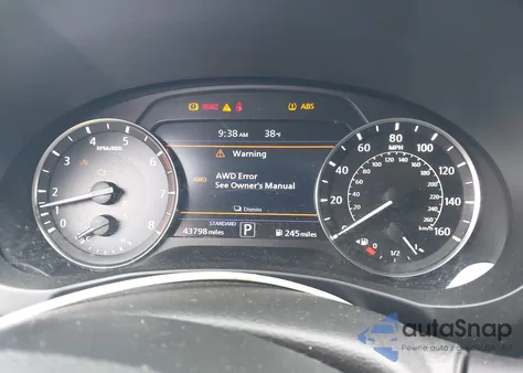 2022 Infiniti Qx55 Luxe Awd z USA, uszkodzony, nr VIN 3PCAJ5J34NF100439